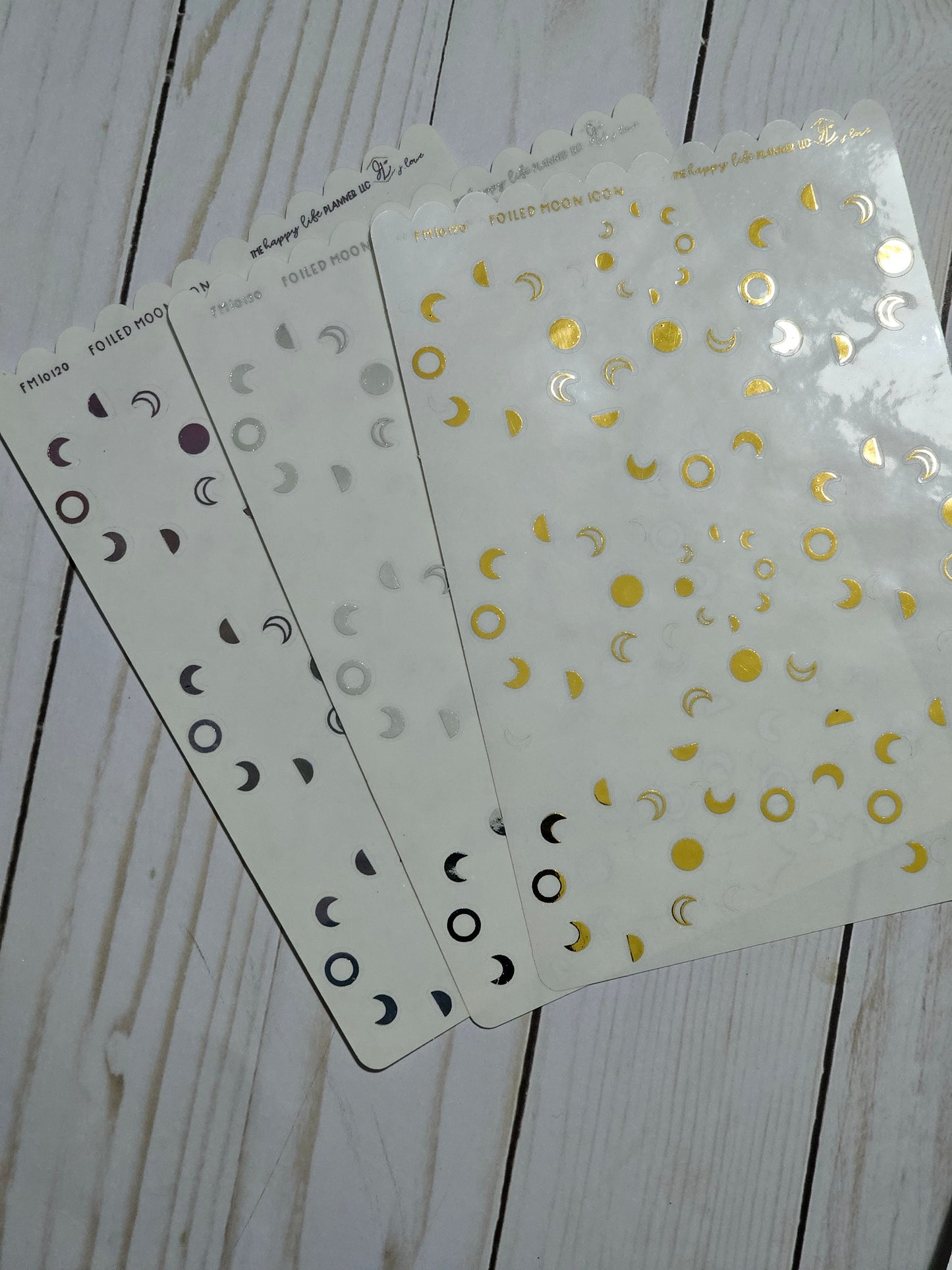 Moon Phase stickers, Foil stickers, moon, phase, planner stickers, foiled stickers, planner. Read Description!