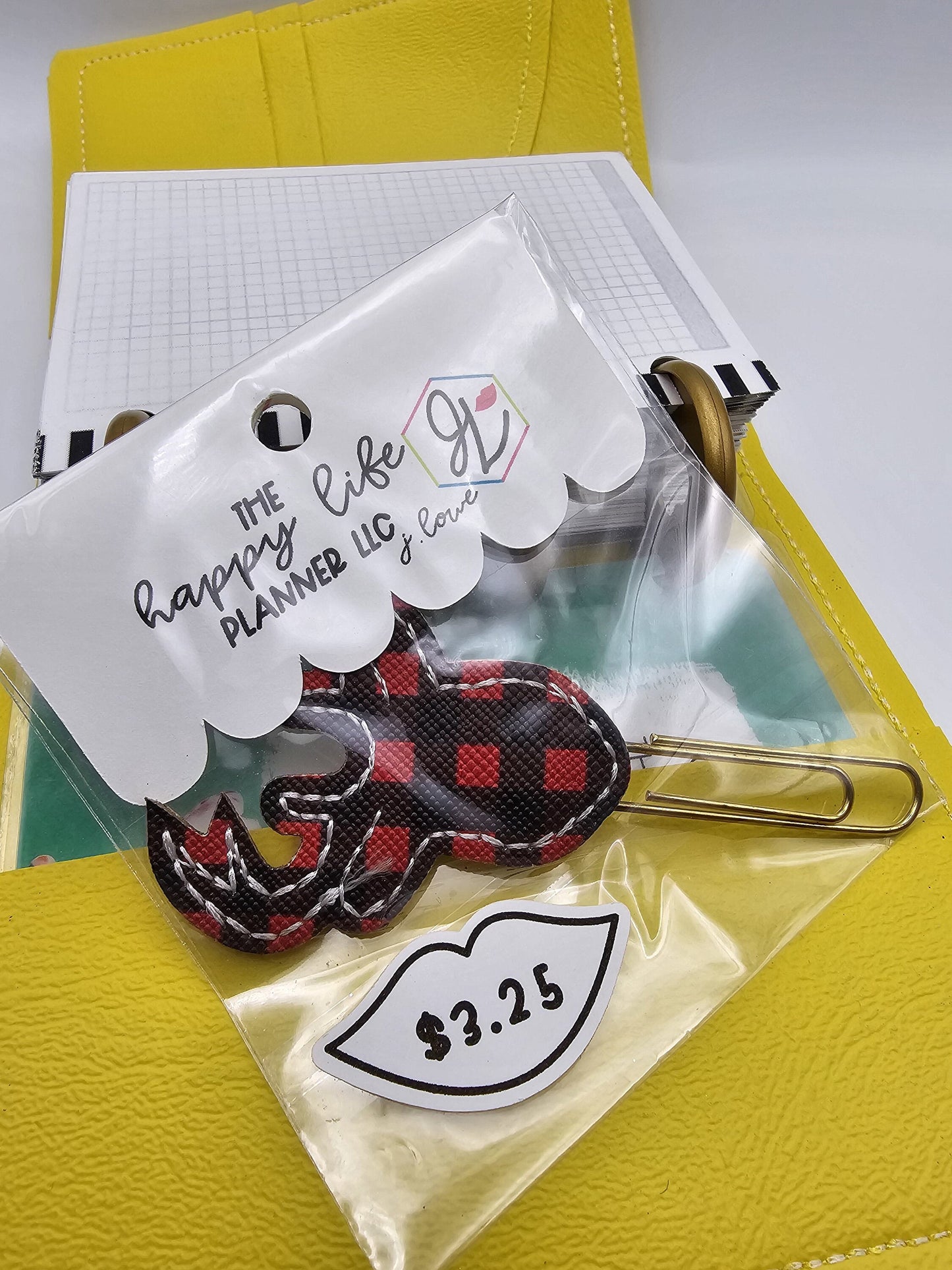 Planner paperclip, Bookmark