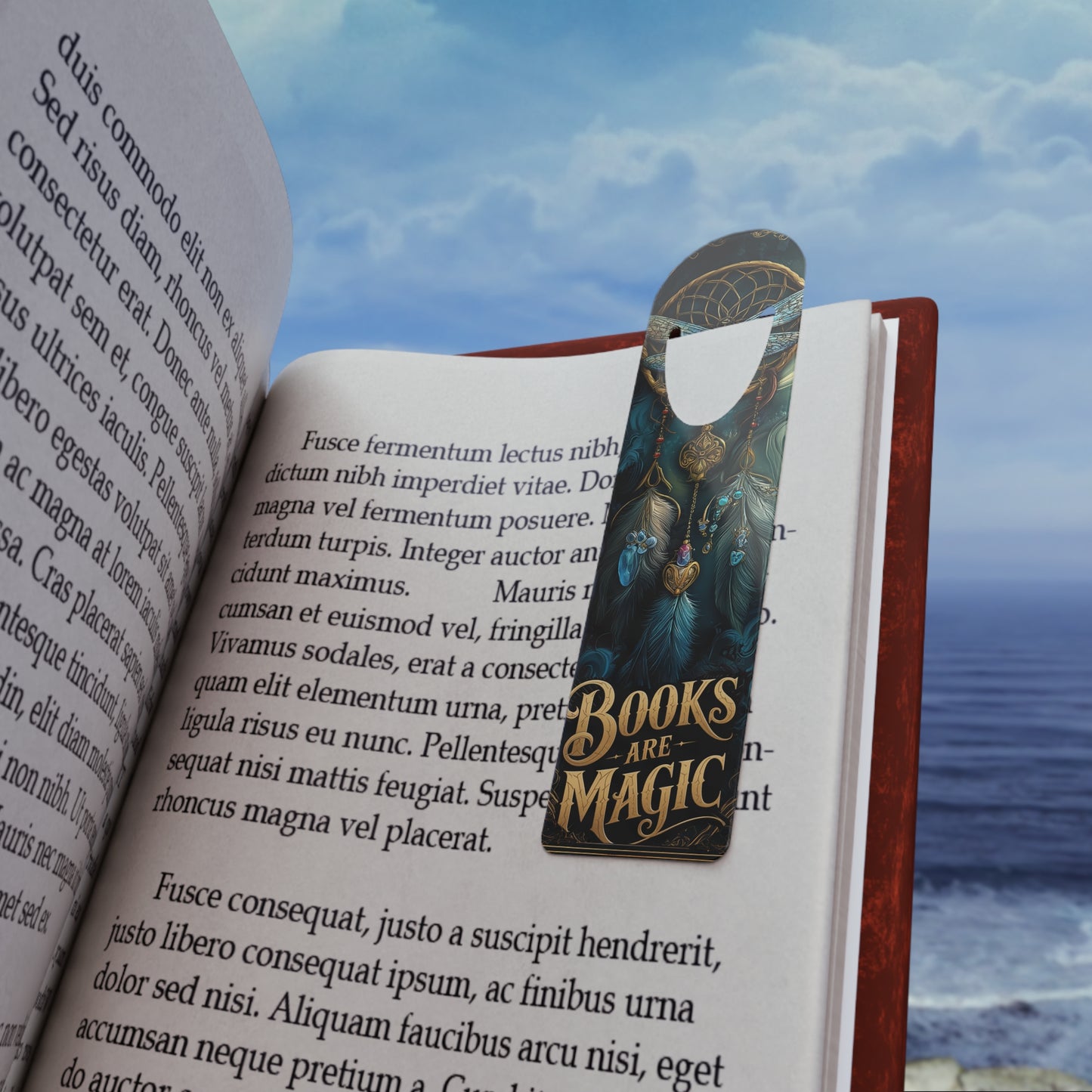 Fantasy Bookmark, Magical Book Lover Gift, Enchanted Book Accessories, Literary Gift Idea, Unique Reading Gift, Fairy Tale Bookmark