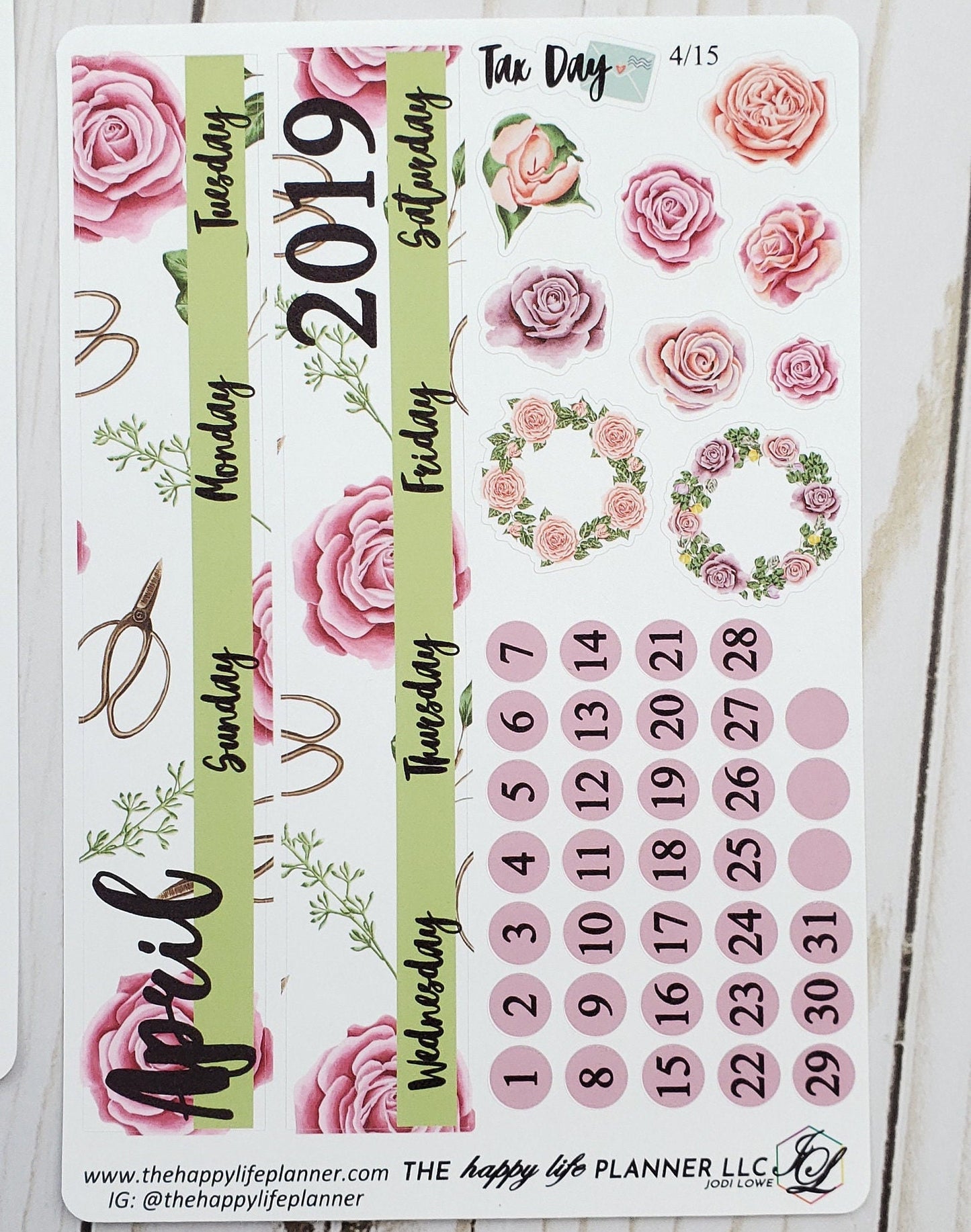 CLASSIC Monthly Planner Sticker Kit, Classic Monthly Happy Planner Sticker Kit, Planner stickers, sticker kit. READ Description!