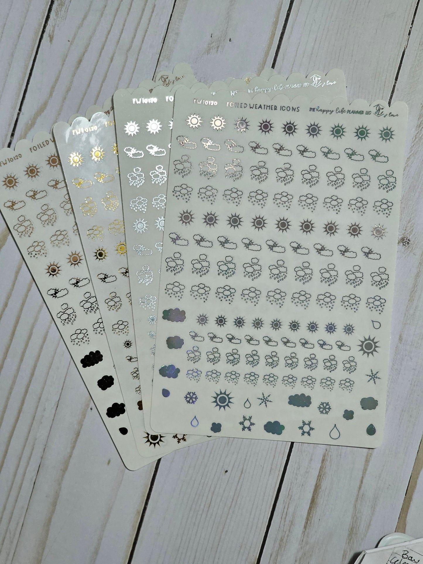 Weather Phase stickers, Foil stickers, weather, phase, planner stickers, foiled stickers, planner. Read Description!