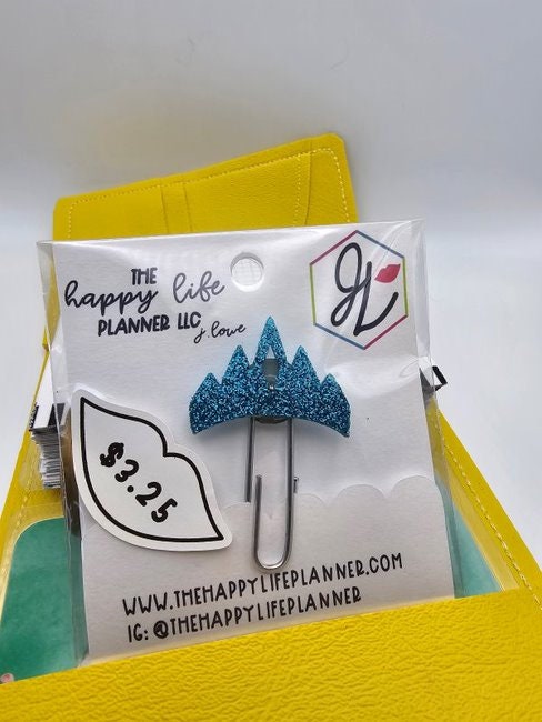 Planner paperclip, Bookmark