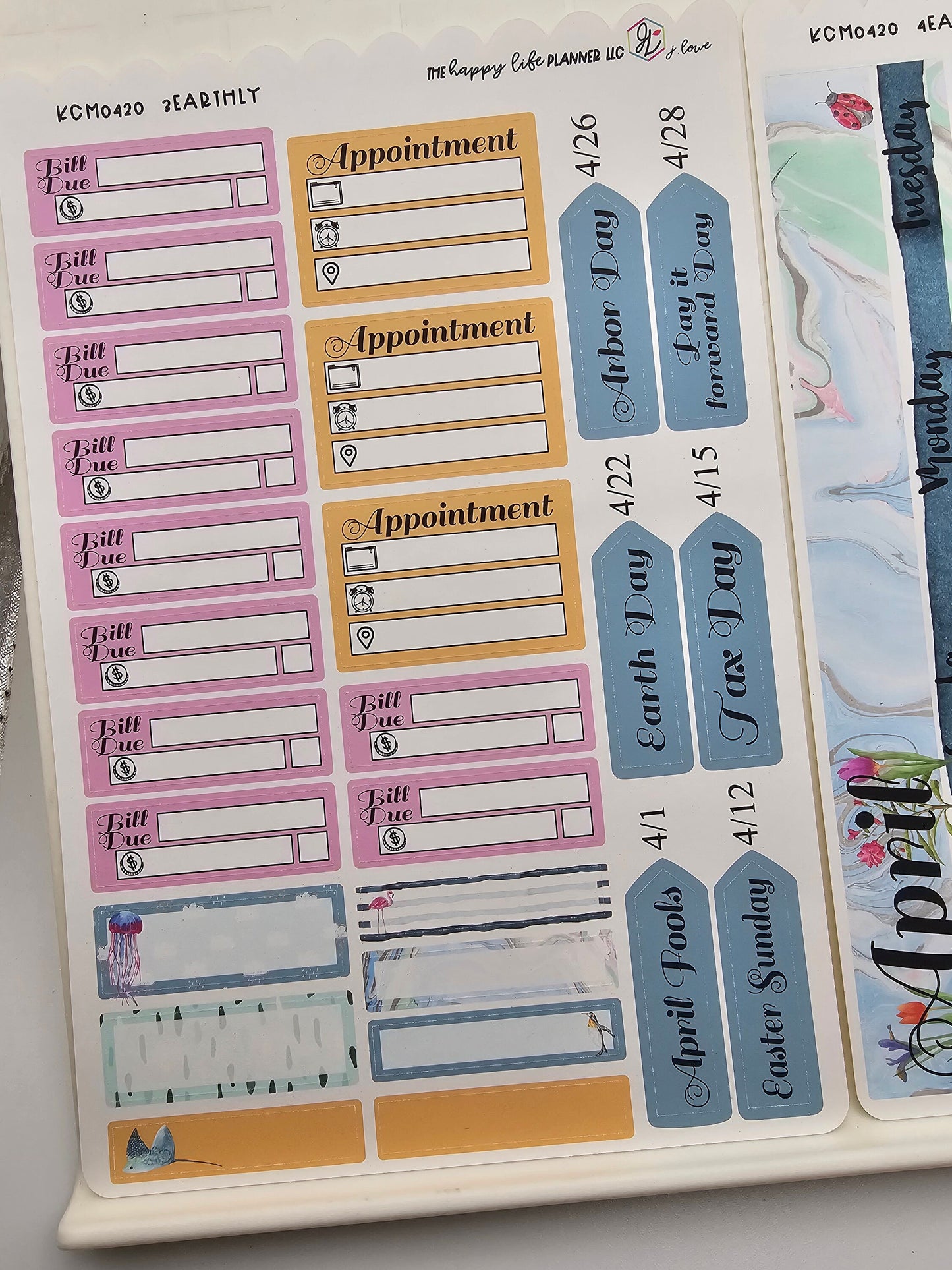 CLASSIC Monthly Planner Sticker Kit, Classic Monthly Happy Planner Sticker Kit, Planner stickers, sticker kit. READ Description!