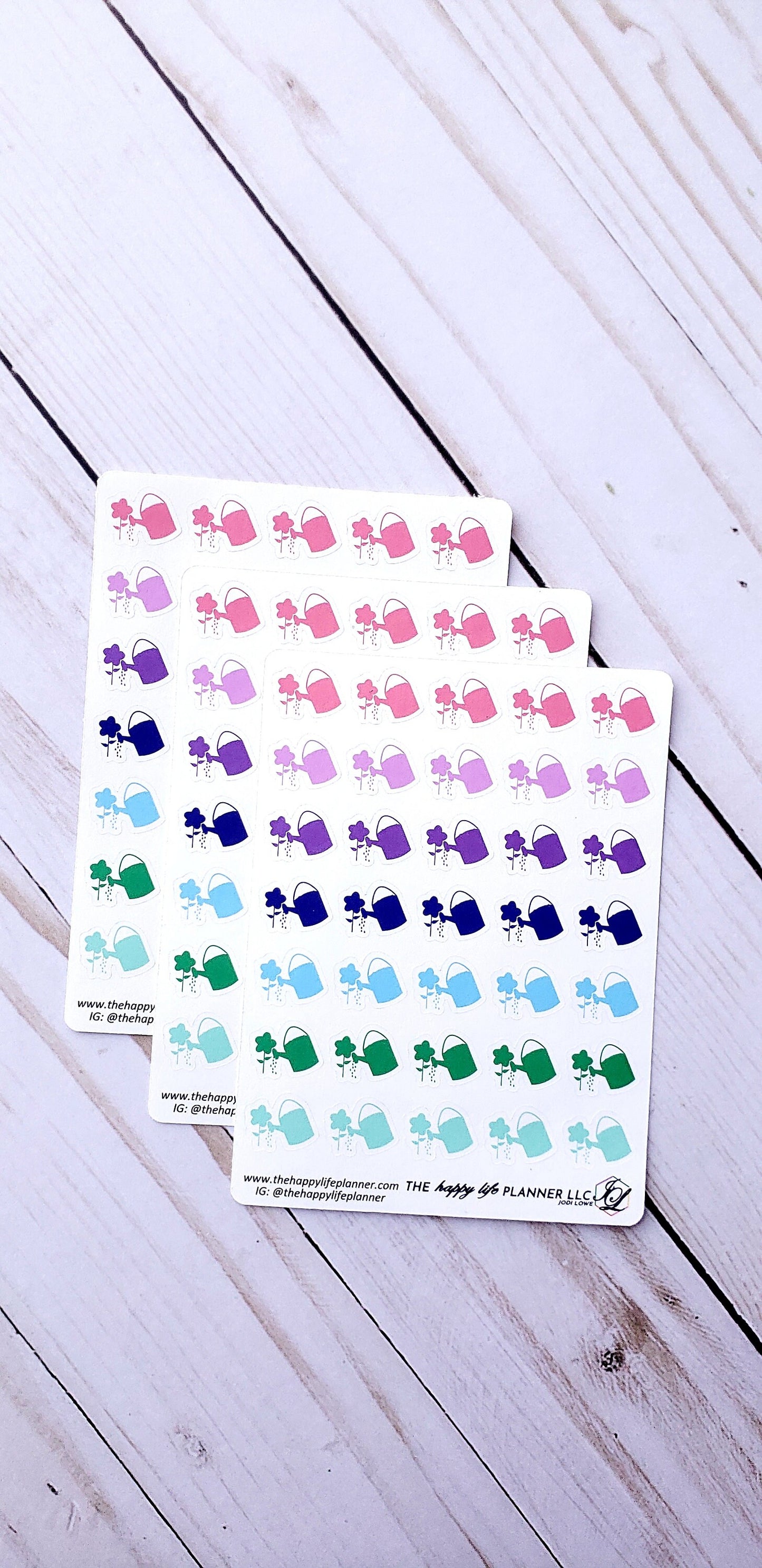 Water plants planner stickers, water plants stickers, planner stickers, functional stickers