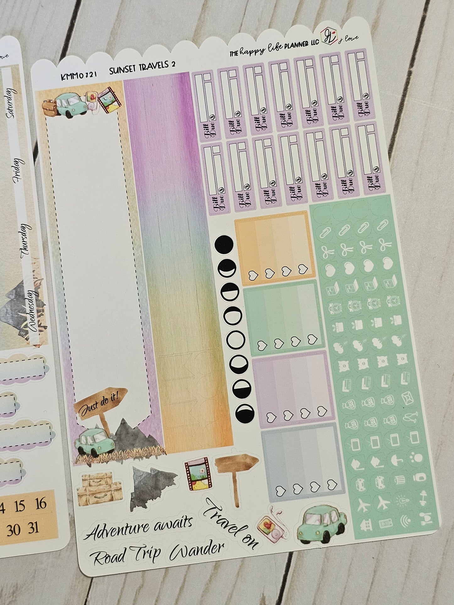 JULY MINI Monthly Planner Sticker Kit, MINI Happy Planner Sticker Kit, Planner stickers, monthly stickers. Read Description!