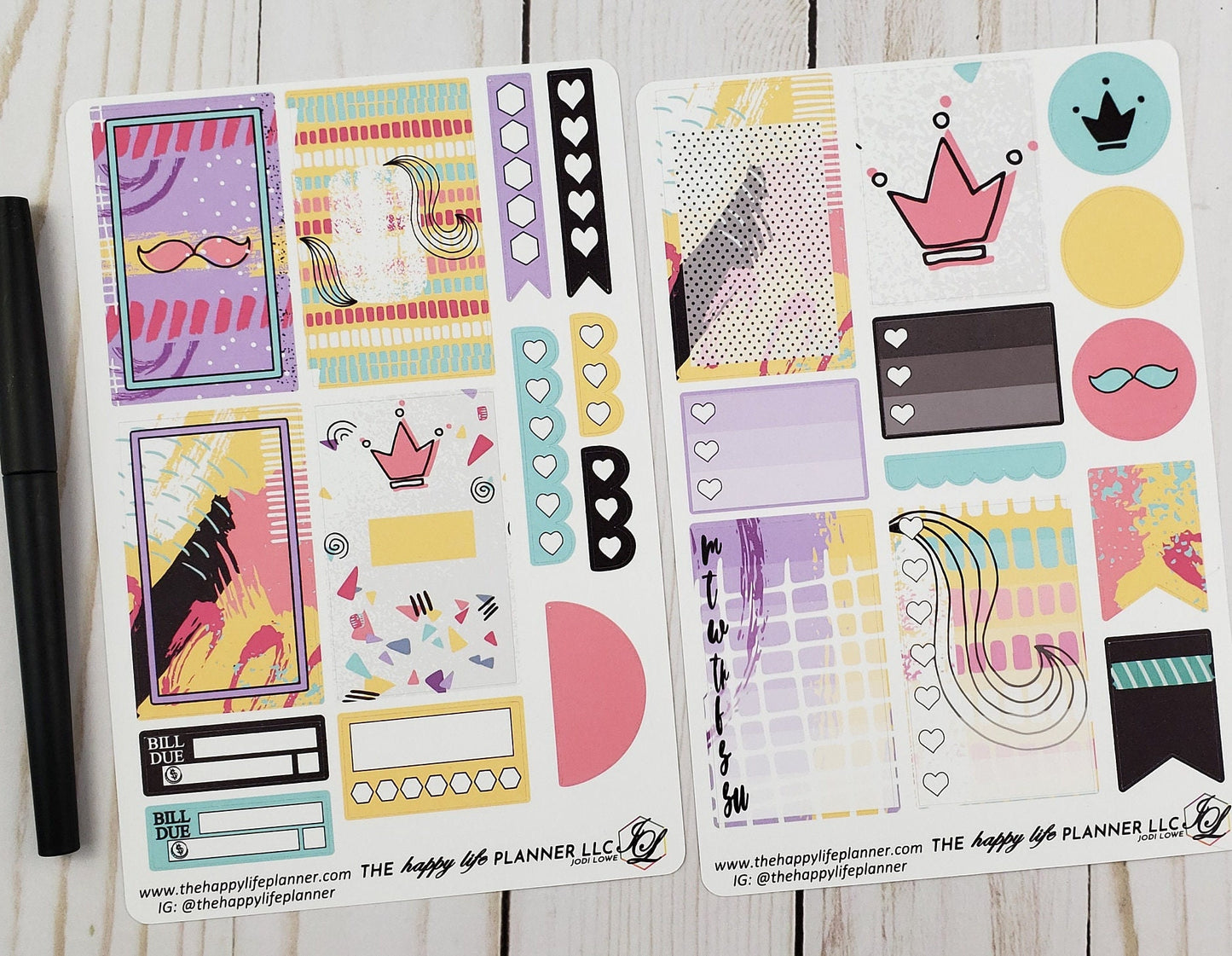 CLASSIC Weekly Planner Sticker Kit, CLASSIC Happy Planner Sticker Kit, Planner stickers, weekly stickers. Read Description!