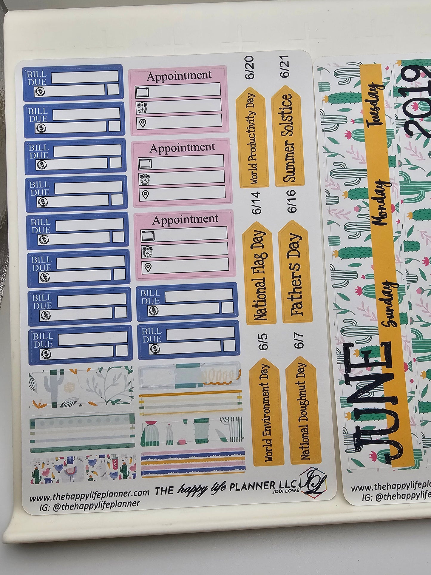 CLASSIC Monthly Planner Sticker Kit, Classic Monthly Happy Planner Sticker Kit, Planner stickers, sticker kit. READ Description!