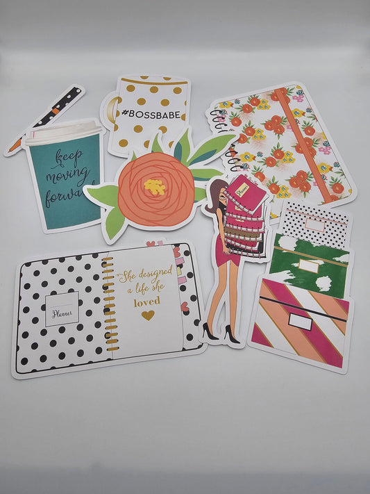 DIE CUTS, Die Cut, paper decor, note cards, bookmarks, School, Planner, Bookmarkers. Read Description!