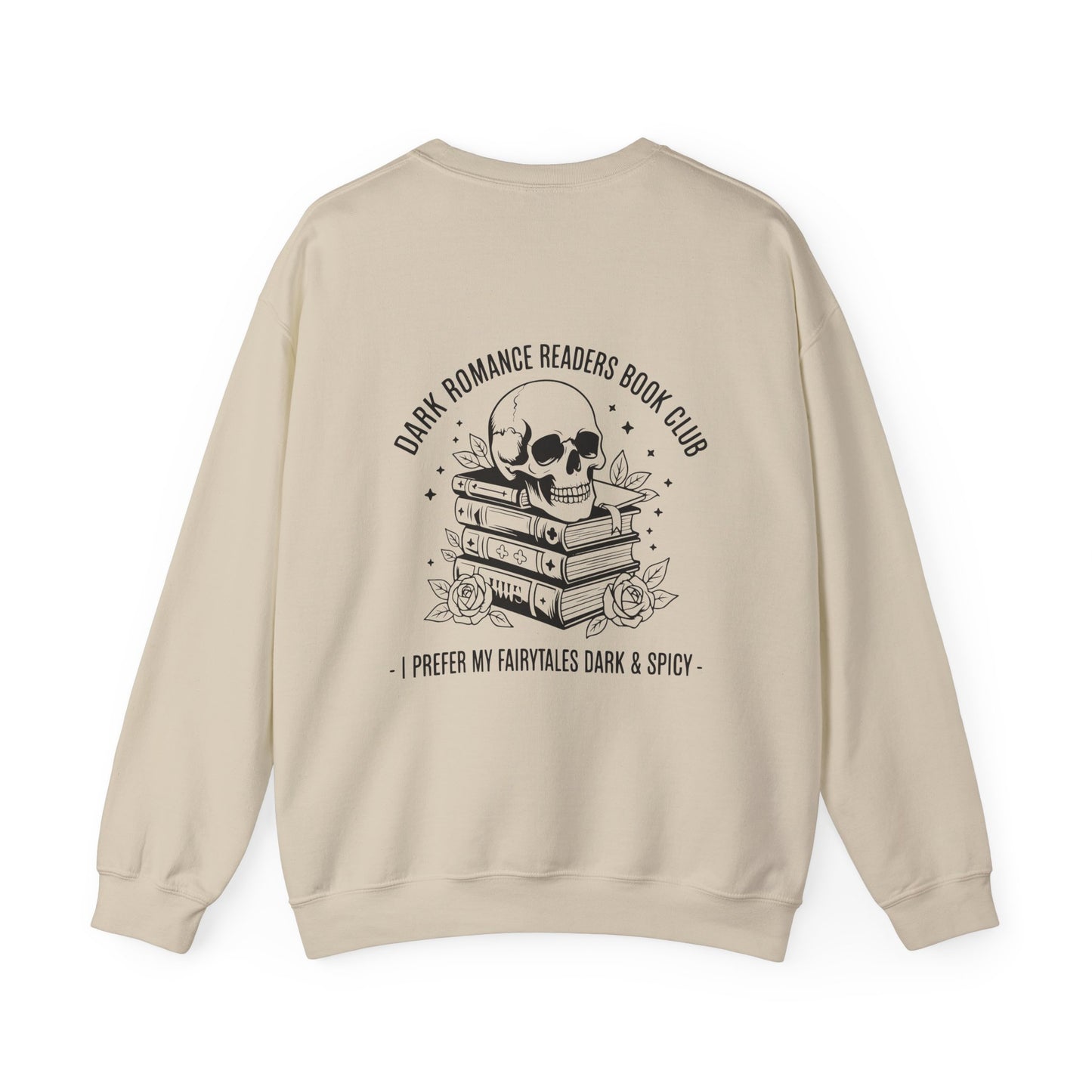 Dark Romance Reader Sweatshirt, Book Lover Gift, Cozy Reading Apparel, Spooky Aesthetic Crewneck, Fairy Tale Sweatshirt