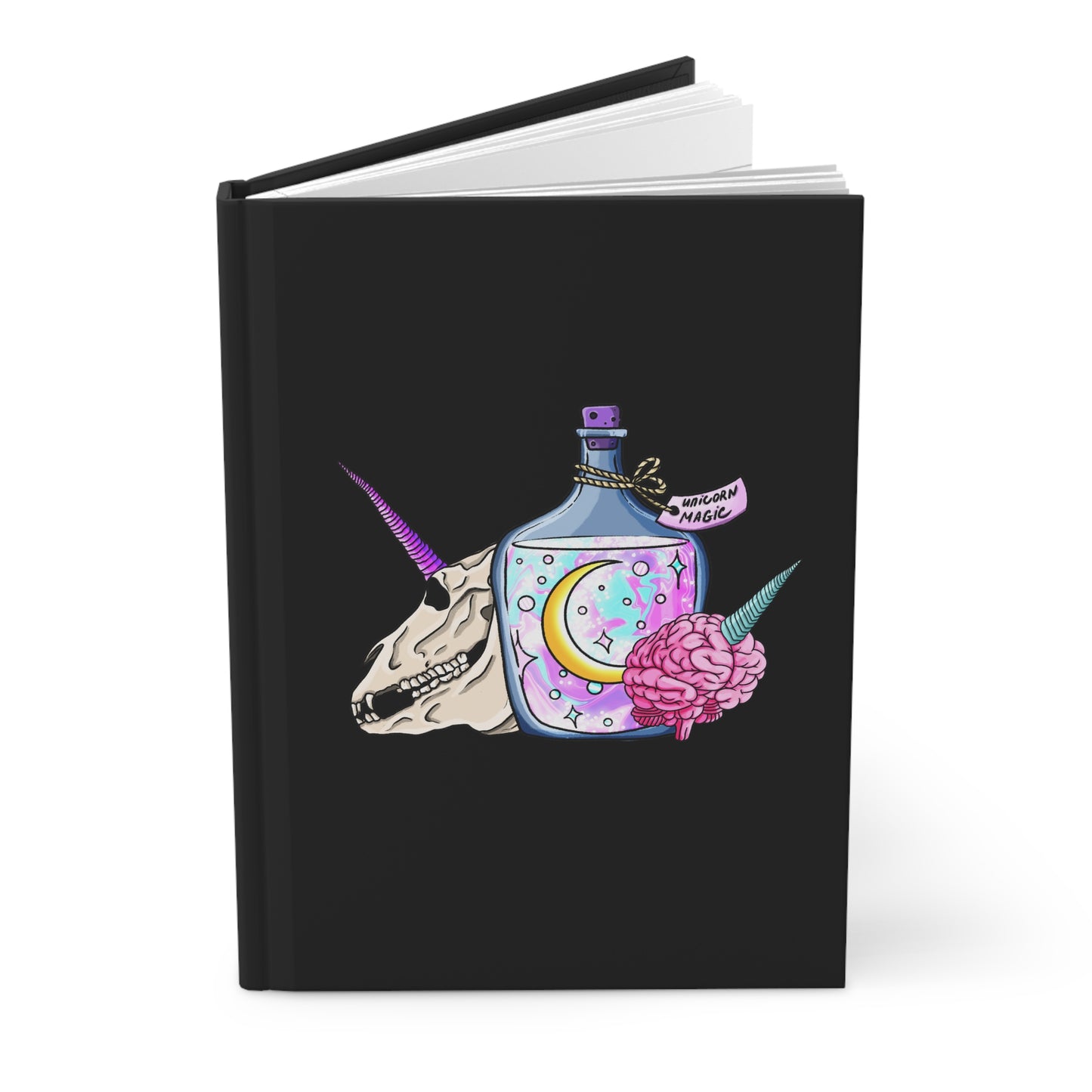 Dreamy Unicorn Hardcover Journal, Magical Notebook, Creative Writing Gift, Unicorn Lovers Journal, Brainstorm Planner