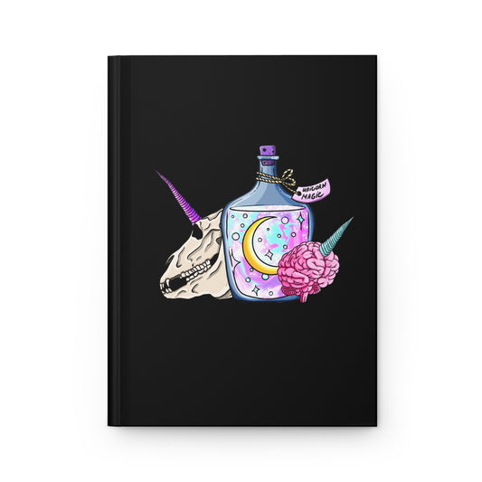 Dreamy Unicorn Hardcover Journal, Magical Notebook, Creative Writing Gift, Unicorn Lovers Journal, Brainstorm Planner