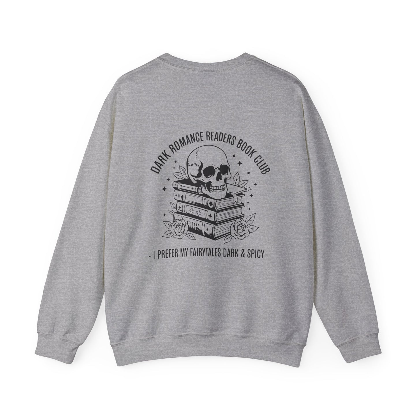 Dark Romance Reader Sweatshirt, Book Lover Gift, Cozy Reading Apparel, Spooky Aesthetic Crewneck, Fairy Tale Sweatshirt