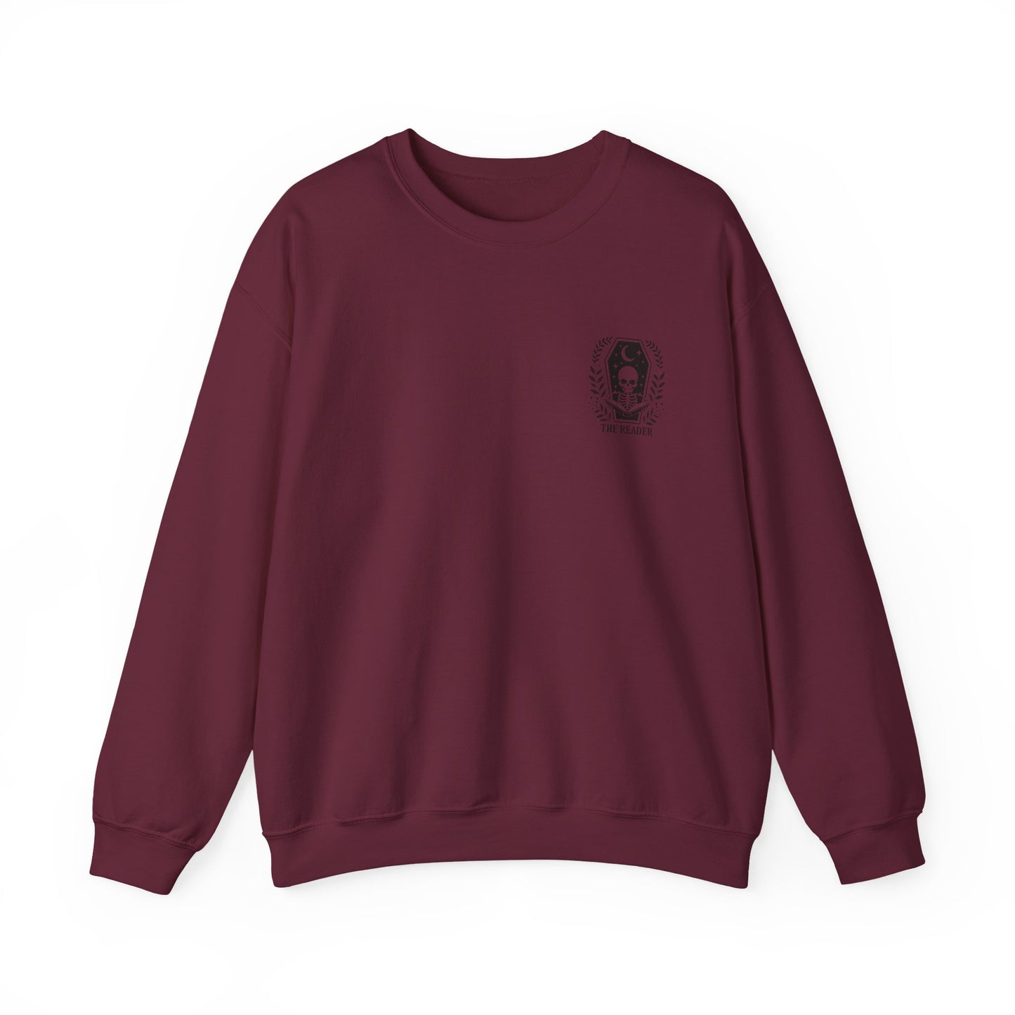 Dark Romance Reader Sweatshirt, Book Lover Gift, Cozy Reading Apparel, Spooky Aesthetic Crewneck, Fairy Tale Sweatshirt