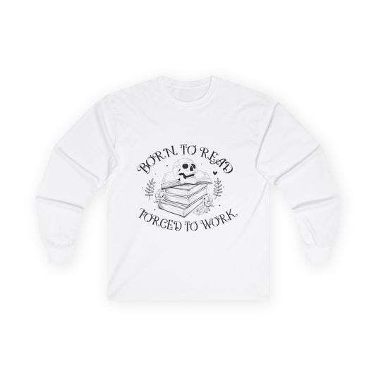 Literary Themed Long Sleeve Tee, Book Lover's Gift, Reading Shirt, Cozy Apparel, Perfect for Book Clubs, Gift for Readers