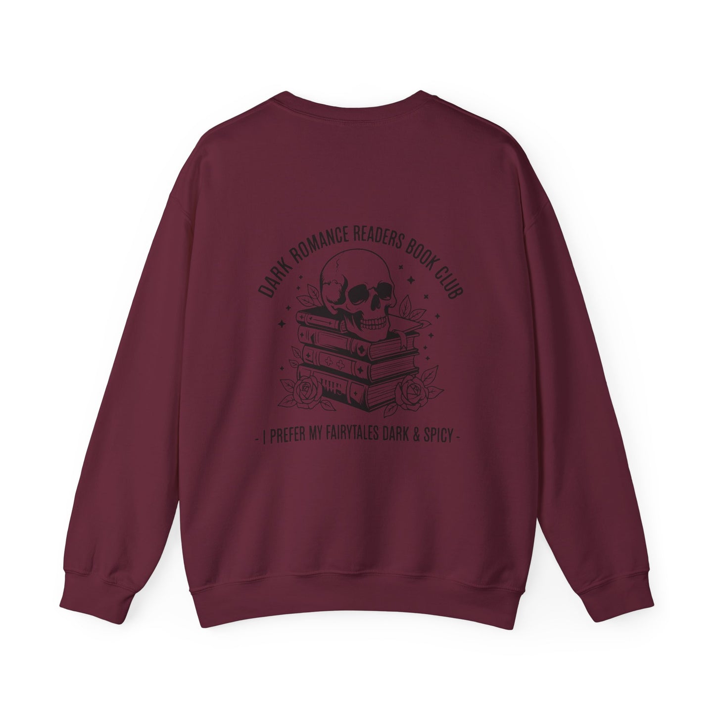 Dark Romance Reader Sweatshirt, Book Lover Gift, Cozy Reading Apparel, Spooky Aesthetic Crewneck, Fairy Tale Sweatshirt