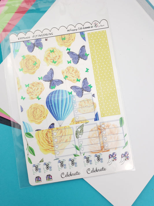 APRIL MINI Monthly Planner Sticker Kit, MINI Happy Planner Sticker Kit, Planner stickers, monthly sticker kit, monthly kit. Read Description