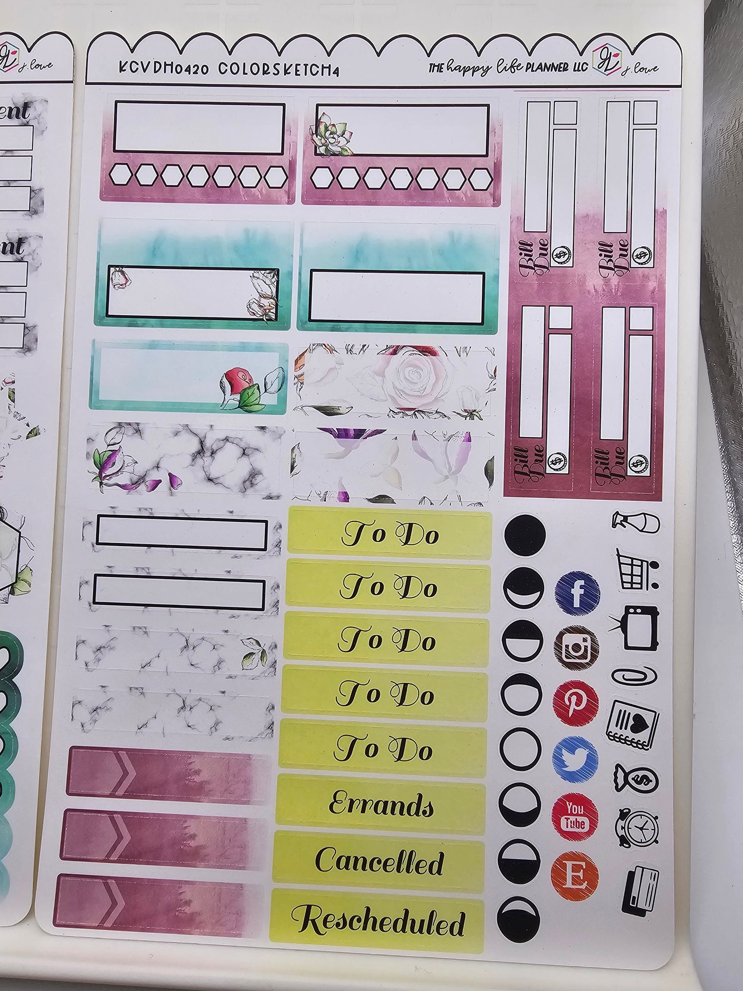 CLASSIC Weekly Planner Sticker Kit, CLASSIC Happy Planner Sticker Kit, Planner stickers, weekly stickers. Read Description!