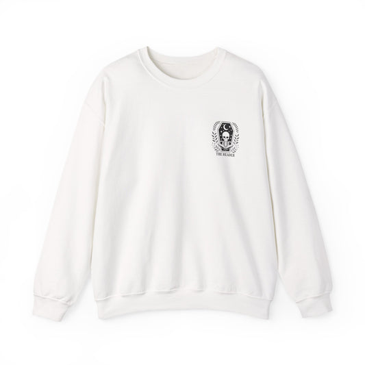 Dark Romance Reader Sweatshirt, Book Lover Gift, Cozy Reading Apparel, Spooky Aesthetic Crewneck, Fairy Tale Sweatshirt