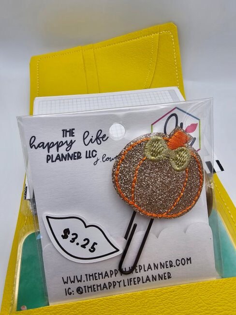 Planner paperclip, Bookmark