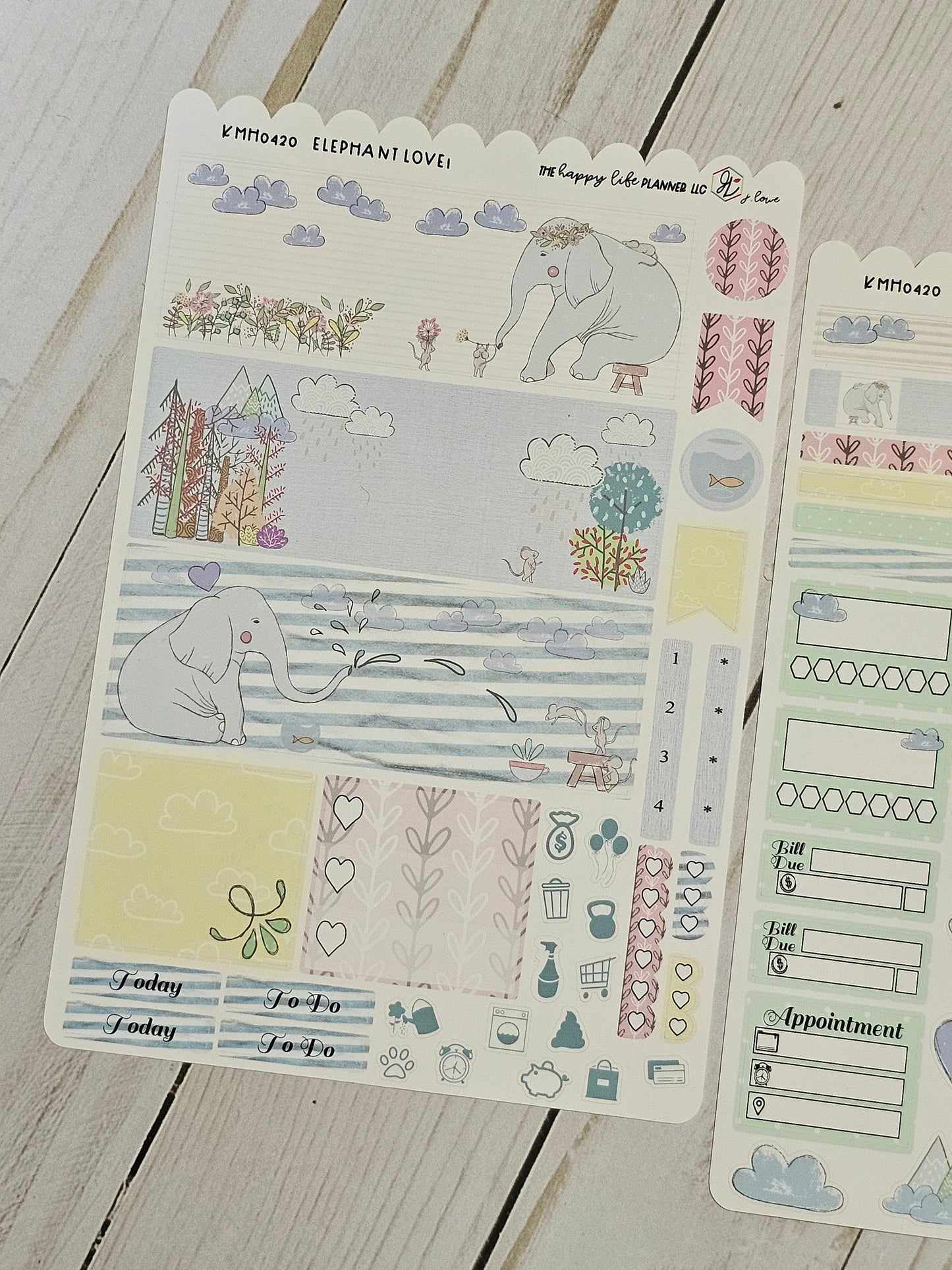 MINI Weekly Planner Sticker Kit, MINI Happy Planner Sticker Kit, Planner stickers, weekly stickers. Read Description!