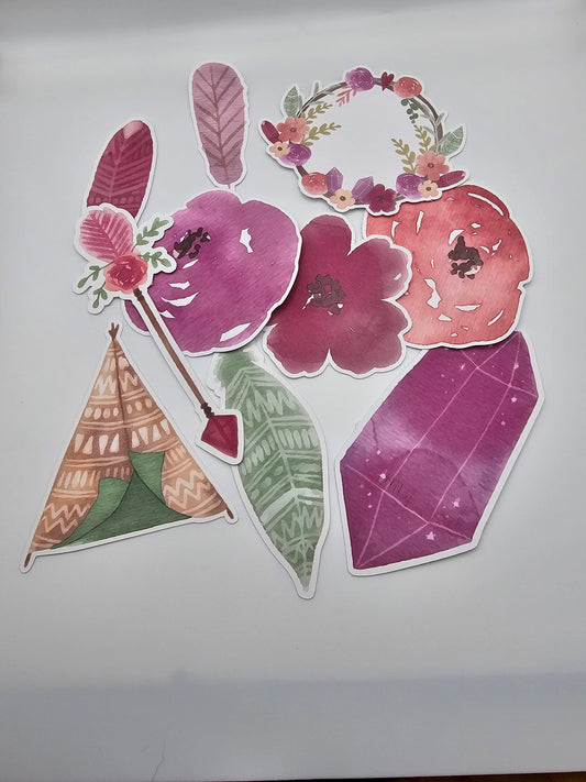 DIE CUTS, Die Cut, paper decor, note cards, bookmarks, School, Planner, Bookmarkers. Read Description!