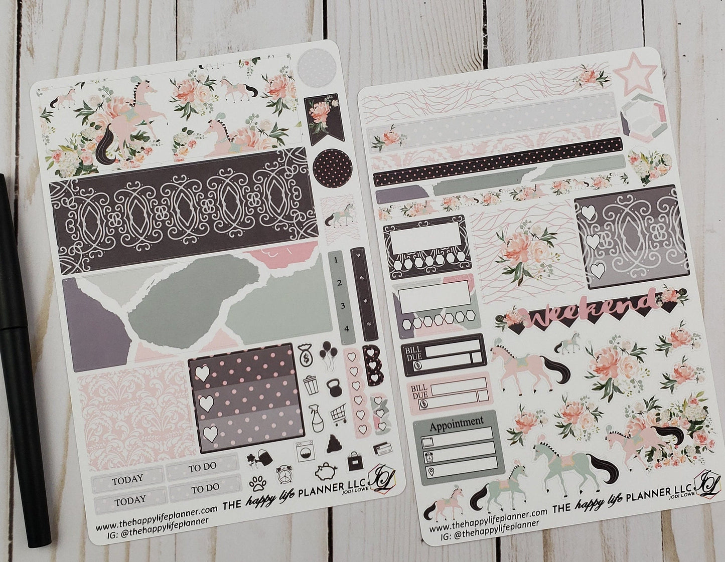 MINI Weekly Planner Sticker Kit, MINI Happy Planner Sticker Kit, Planner stickers, weekly stickers. Read Description!
