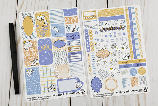 MINI Weekly Planner Sticker Kit, MINI Happy Planner Sticker Kit, Planner stickers, weekly stickers. Read Description!