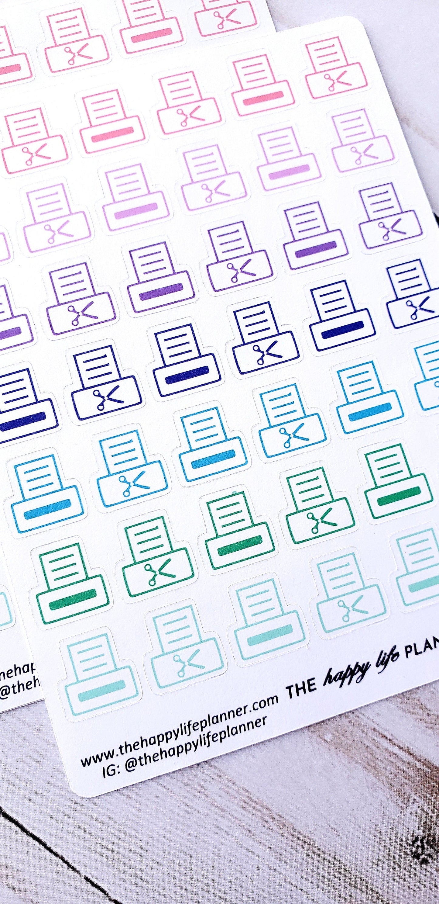Print and cut planner stickers, print and cut orders stickers, planner stickers, functional stickers
