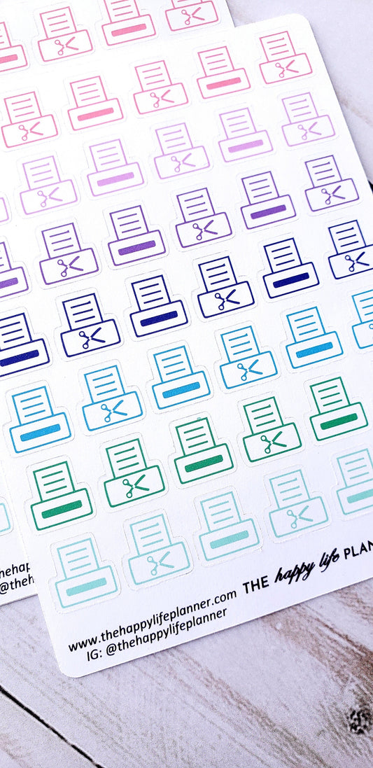 Print and cut planner stickers, print and cut orders stickers, planner stickers, functional stickers