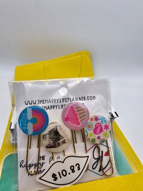 Planner paperclip, Bookmark