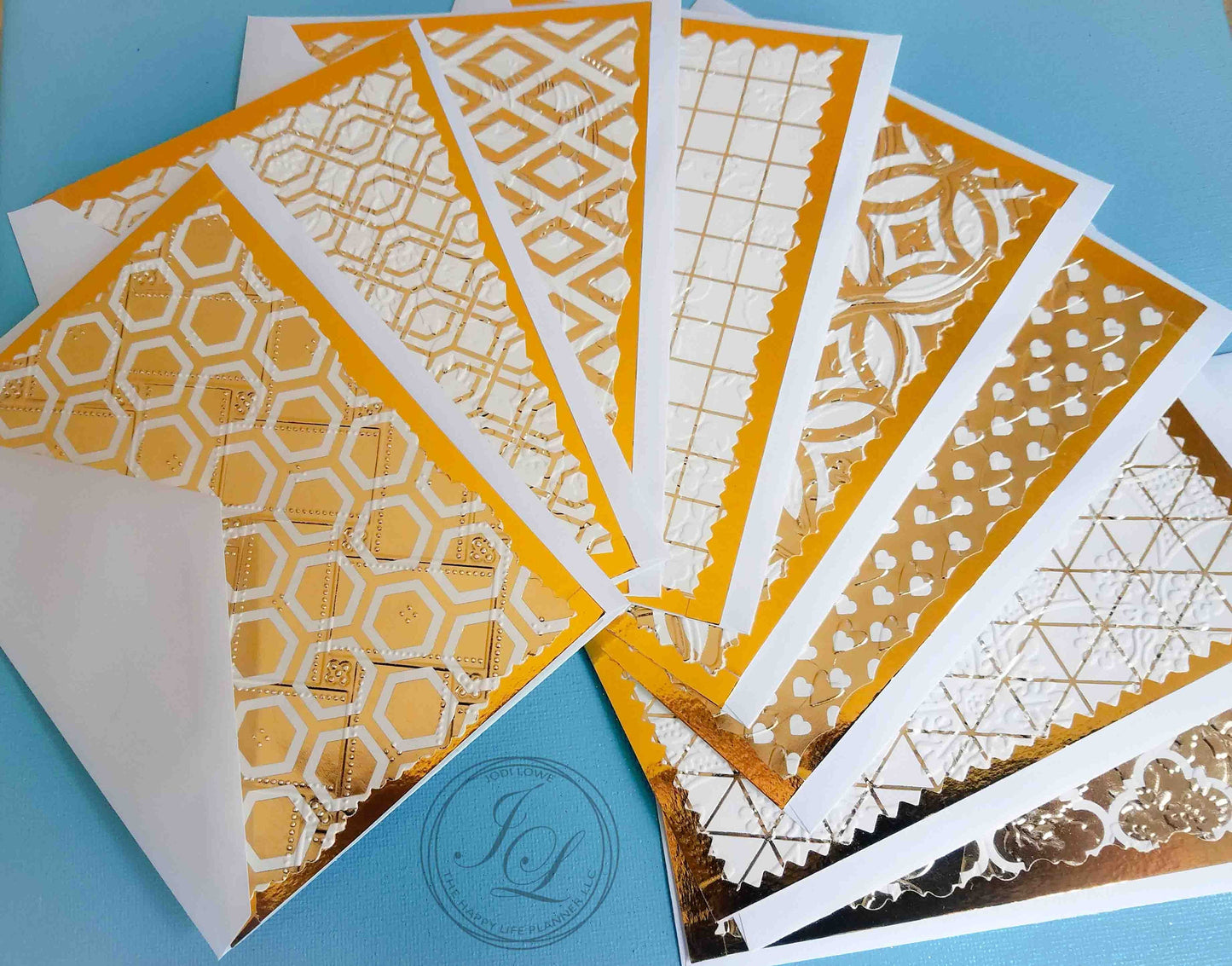 Gold Foil Greeting Card Collection