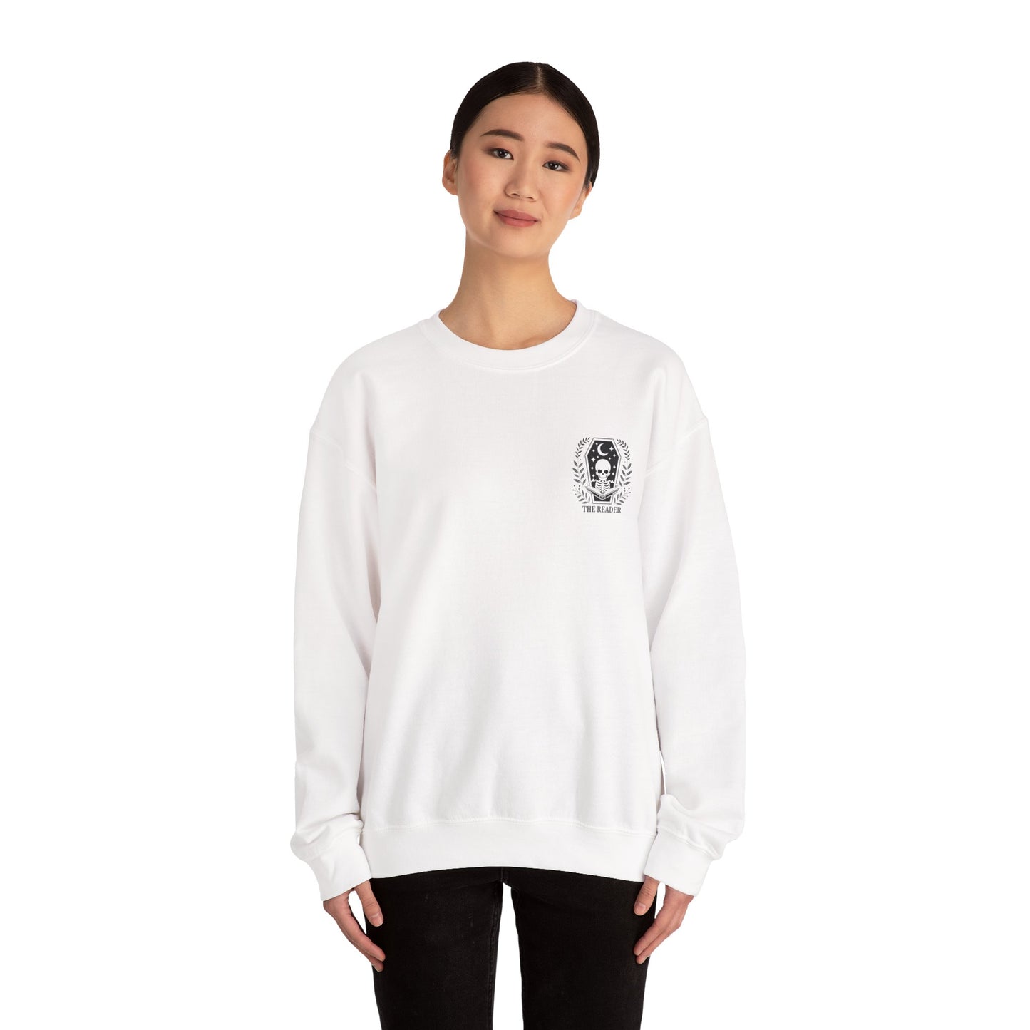 Dark Romance Reader Sweatshirt, Book Lover Gift, Cozy Reading Apparel, Spooky Aesthetic Crewneck, Fairy Tale Sweatshirt