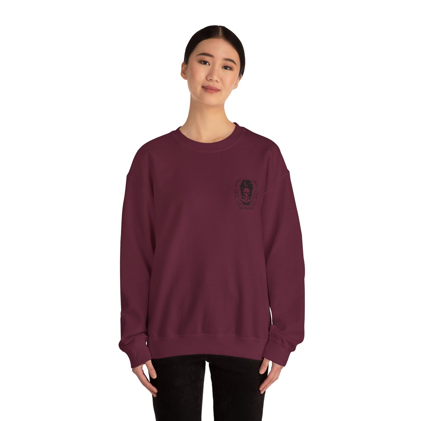 Dark Romance Reader Sweatshirt, Book Lover Gift, Cozy Reading Apparel, Spooky Aesthetic Crewneck, Fairy Tale Sweatshirt
