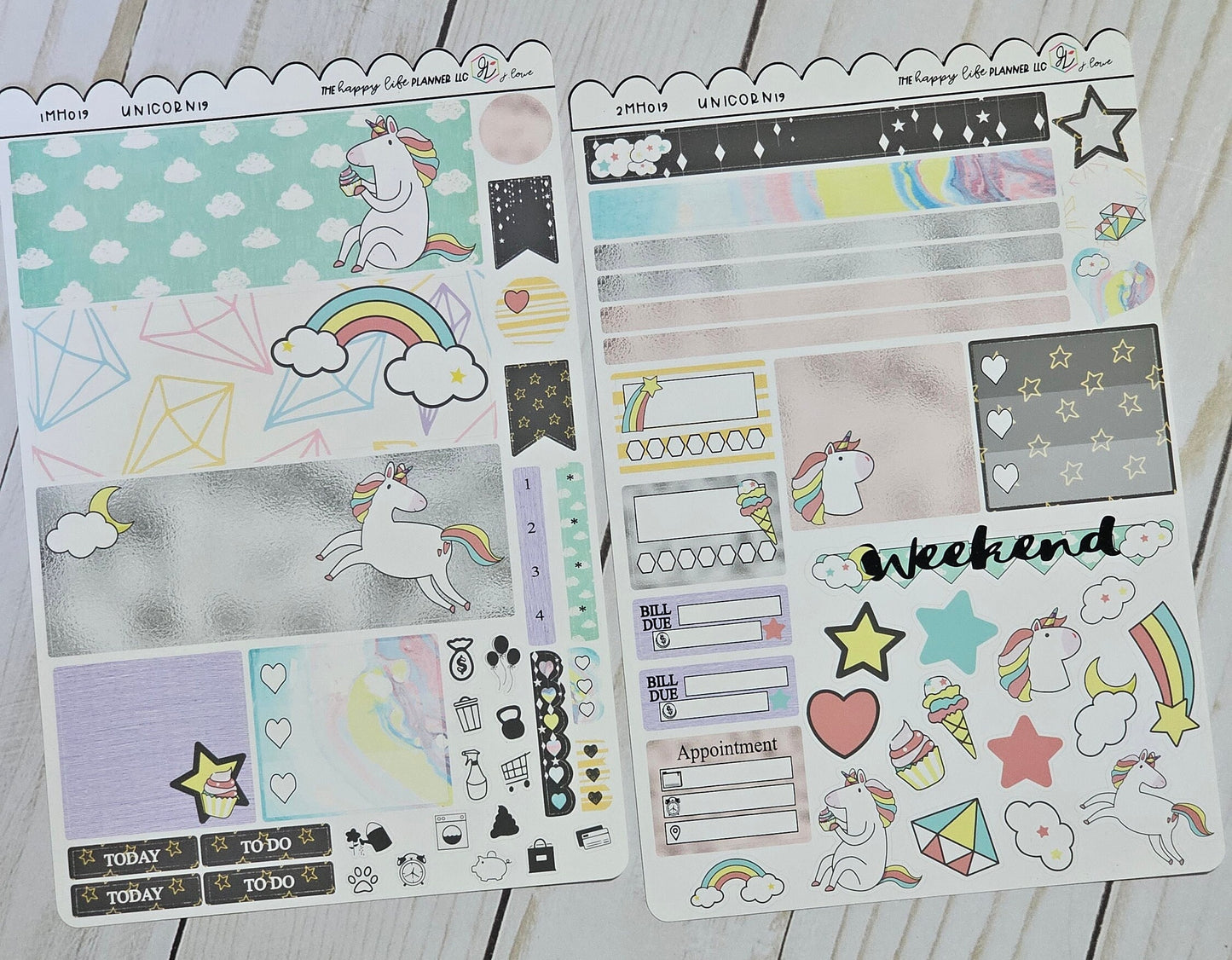 MINI Weekly Planner Sticker Kit, MINI Happy Planner Sticker Kit, Planner stickers, weekly stickers. Read Description!