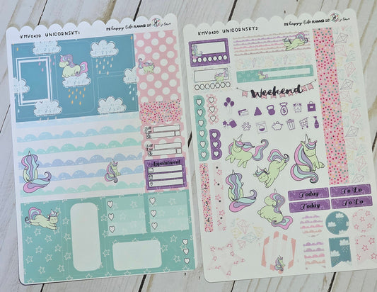 MINI Weekly Planner Sticker Kit, MINI Happy Planner Sticker Kit, Planner stickers, weekly stickers. Read Description!