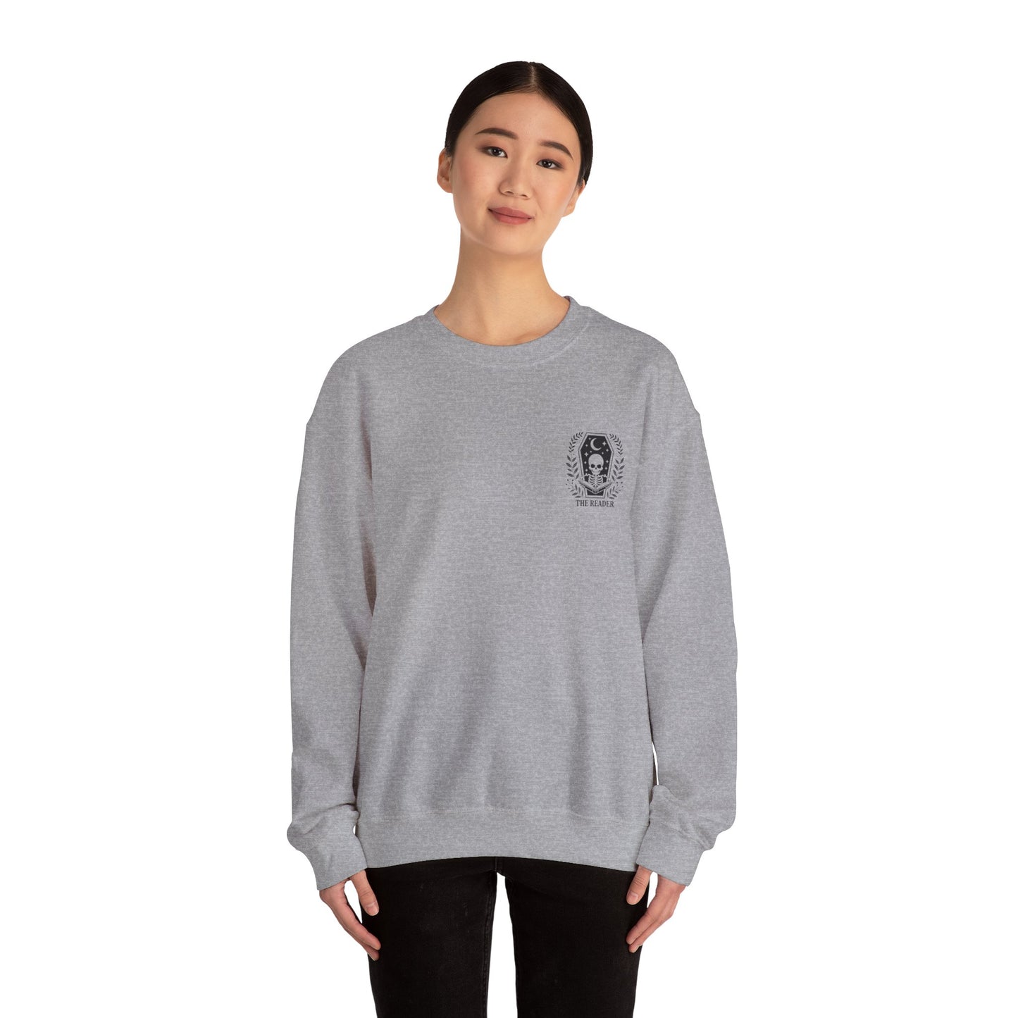 Dark Romance Reader Sweatshirt, Book Lover Gift, Cozy Reading Apparel, Spooky Aesthetic Crewneck, Fairy Tale Sweatshirt