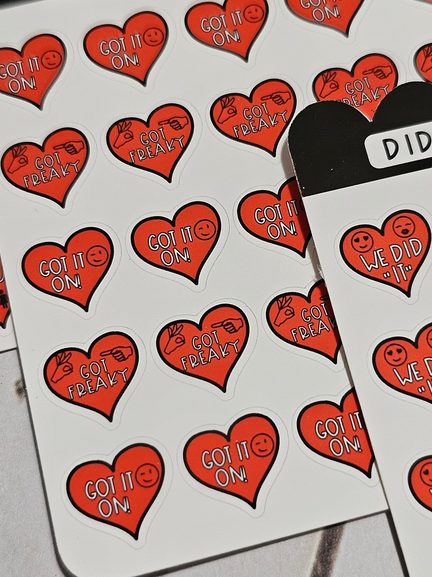 Sexy Time Planner Stickers, Happy Planner Stickers, Planner stickers, sticker kit, got it on, dirty stickers. Read Description!
