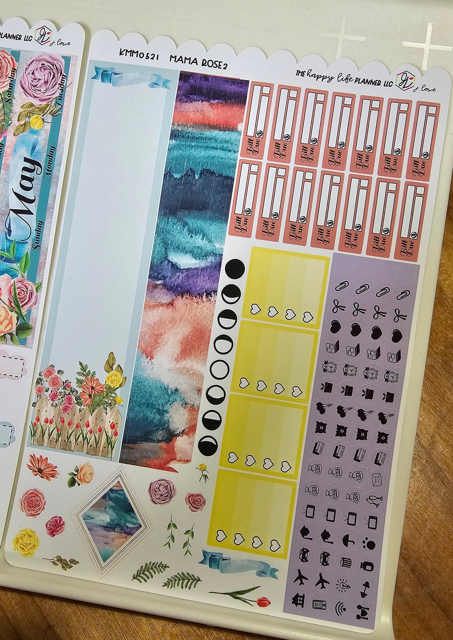MAY MINI Monthly Planner Sticker Kit, MINI Happy Planner Sticker Kit, Planner stickers, monthly stickers. Read Description!