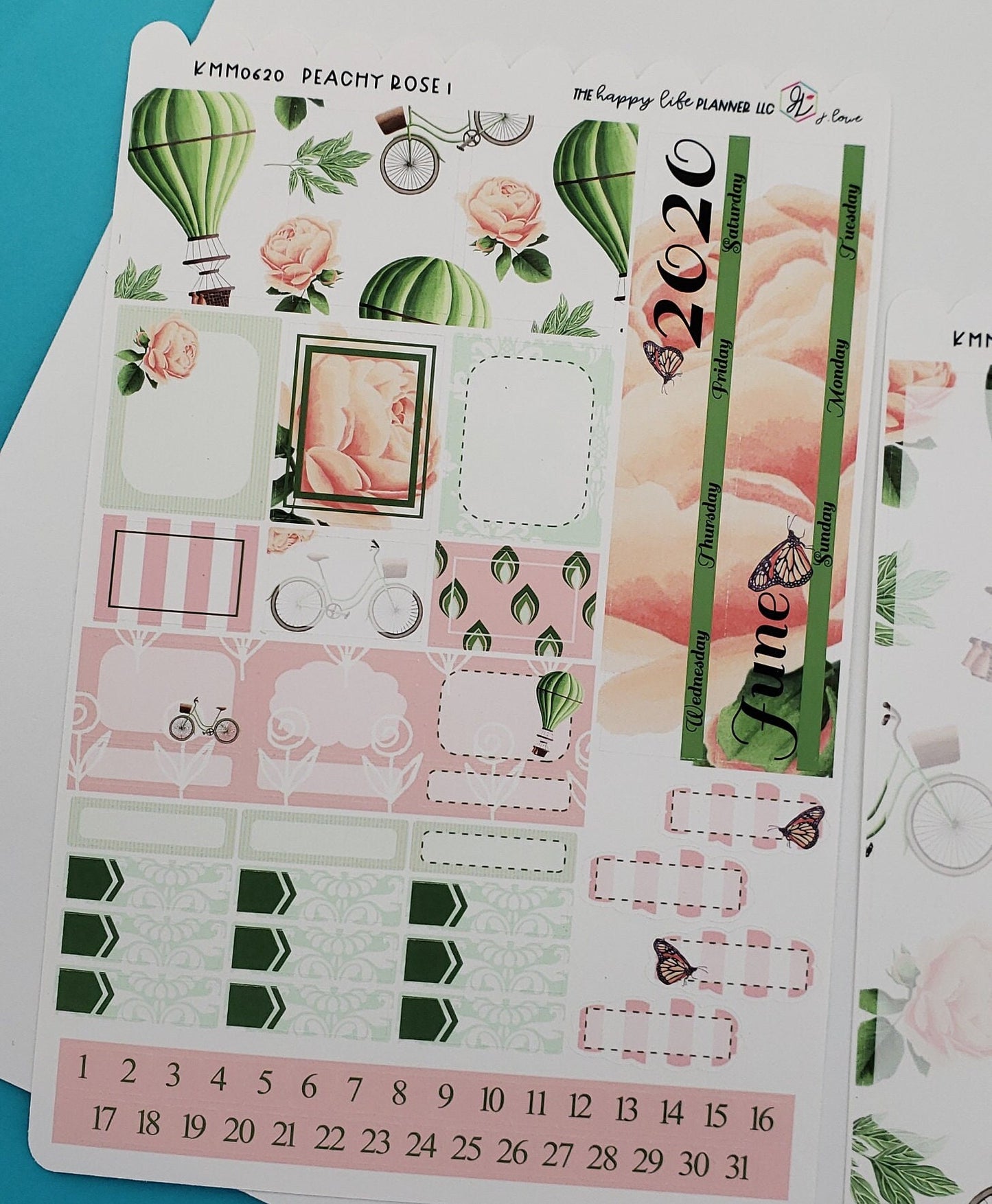 JUNE MINI Monthly Planner Sticker Kit, MINI Happy Planner Sticker Kit, Planner stickers, monthly sticker kit, monthly kit. Read Description!