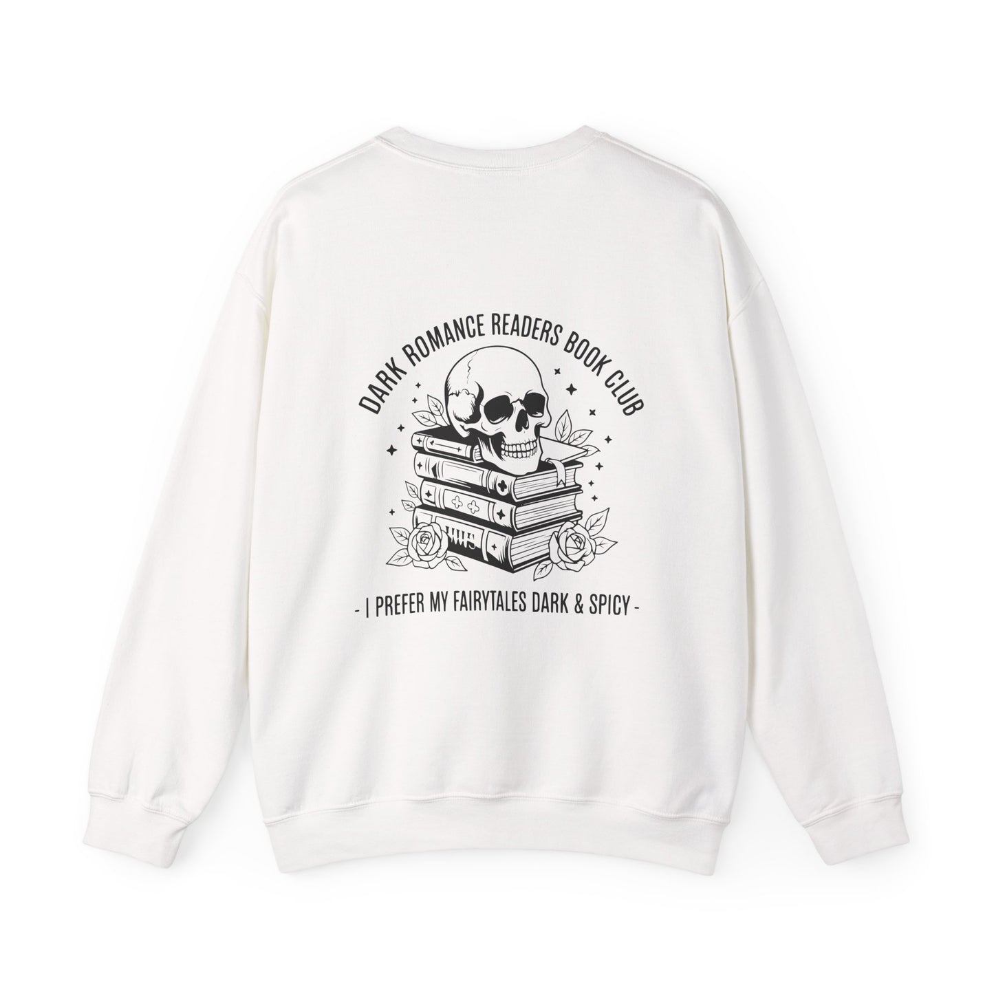 Dark Romance Reader Sweatshirt, Book Lover Gift, Cozy Reading Apparel, Spooky Aesthetic Crewneck, Fairy Tale Sweatshirt
