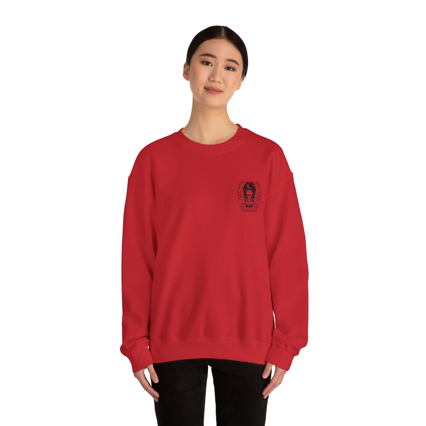 Dark Romance Reader Sweatshirt, Book Lover Gift, Cozy Reading Apparel, Spooky Aesthetic Crewneck, Fairy Tale Sweatshirt