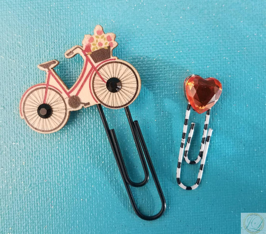 Wood Bicycle planner clips