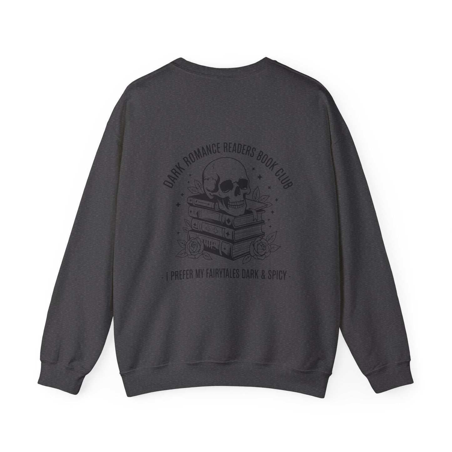 Dark Romance Reader Sweatshirt, Book Lover Gift, Cozy Reading Apparel, Spooky Aesthetic Crewneck, Fairy Tale Sweatshirt