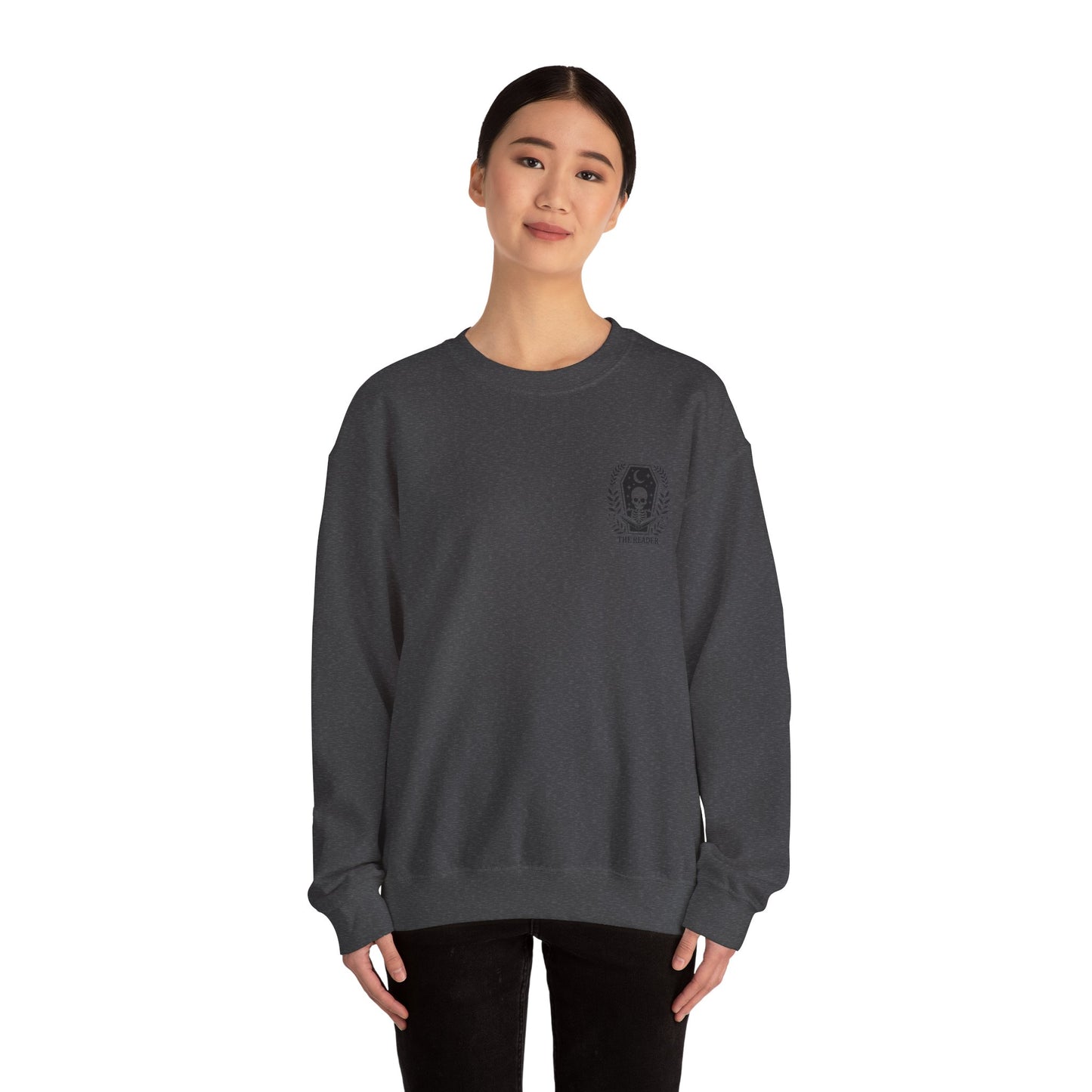 Dark Romance Reader Sweatshirt, Book Lover Gift, Cozy Reading Apparel, Spooky Aesthetic Crewneck, Fairy Tale Sweatshirt