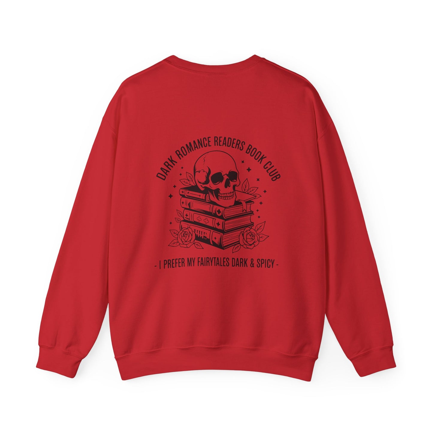 Dark Romance Reader Sweatshirt, Book Lover Gift, Cozy Reading Apparel, Spooky Aesthetic Crewneck, Fairy Tale Sweatshirt