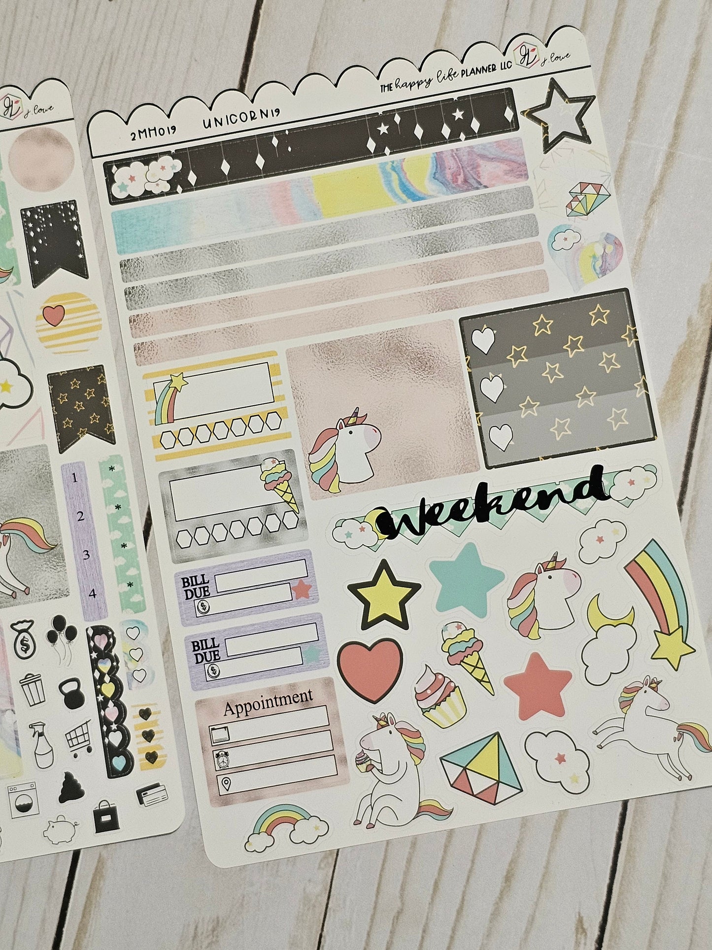 MINI Weekly Planner Sticker Kit, MINI Happy Planner Sticker Kit, Planner stickers, weekly stickers. Read Description!
