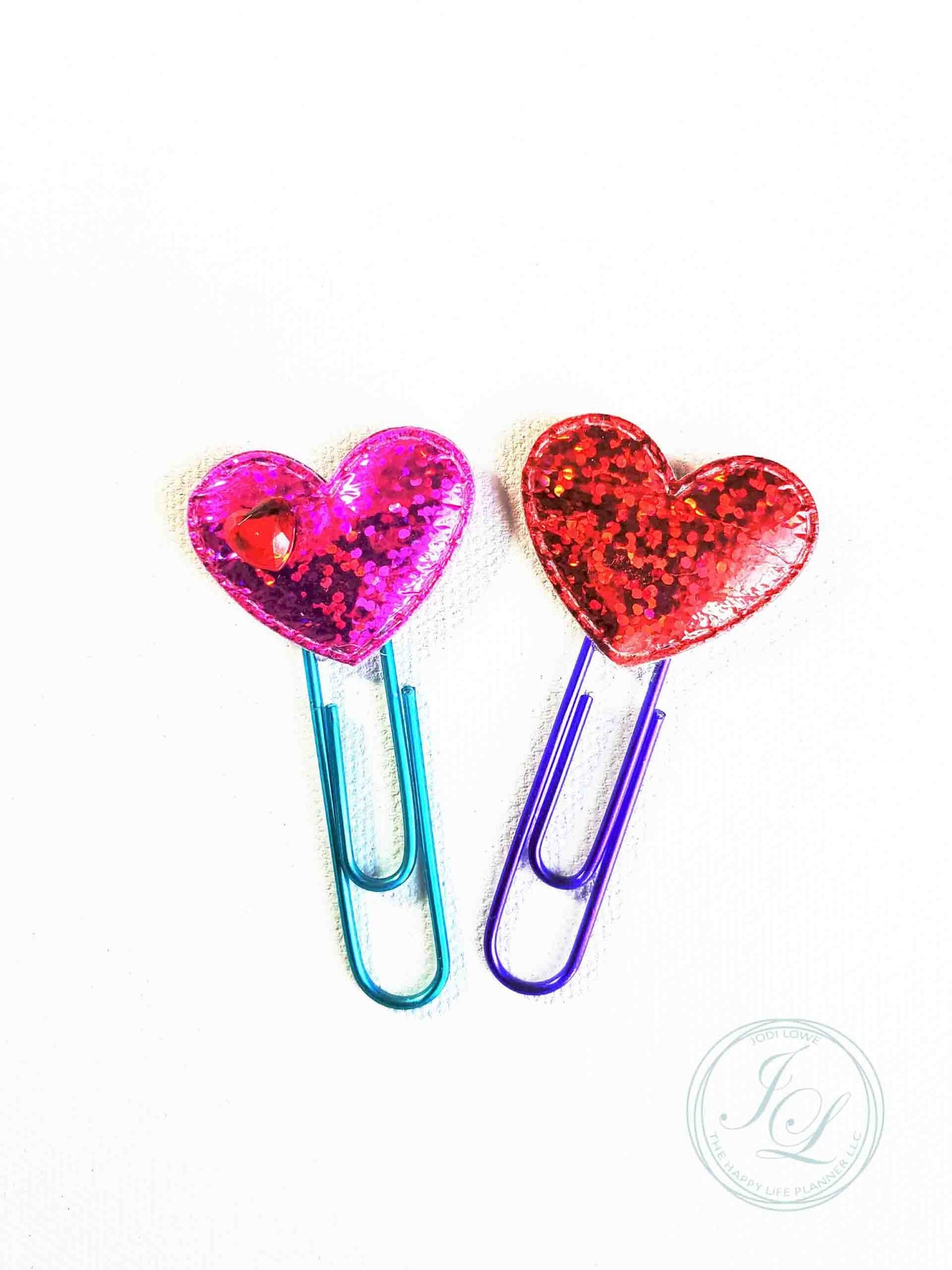 Valentines Day Heart paper clips