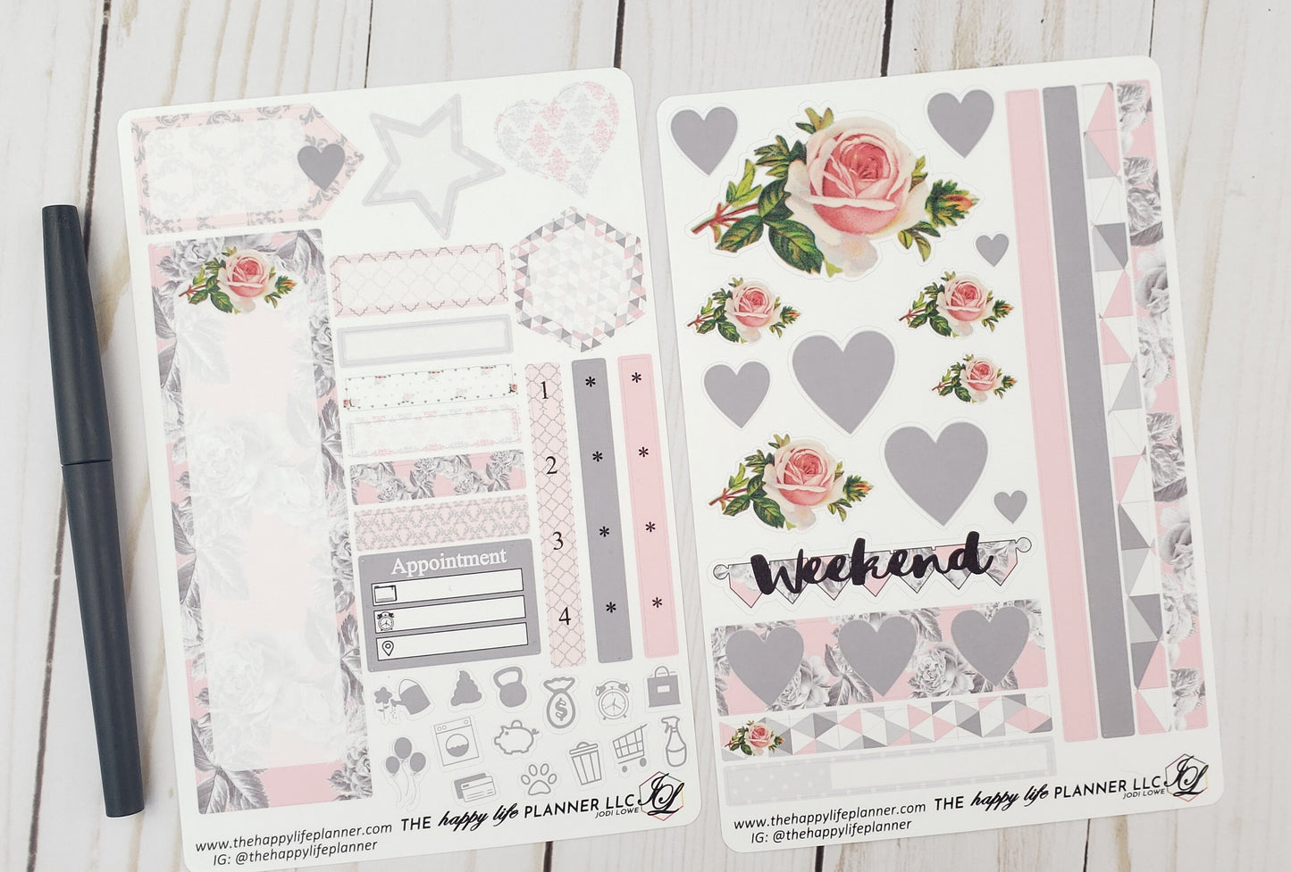 CLASSIC Weekly Planner Sticker Kit, CLASSIC Happy Planner Sticker Kit, Planner stickers, weekly stickers. Read Description!