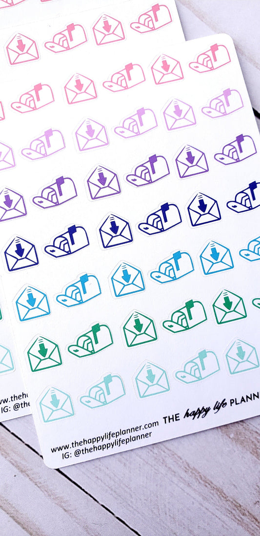 Pack and Send planner stickers, pack and ship orders stickers, planner stickers, functional stickers