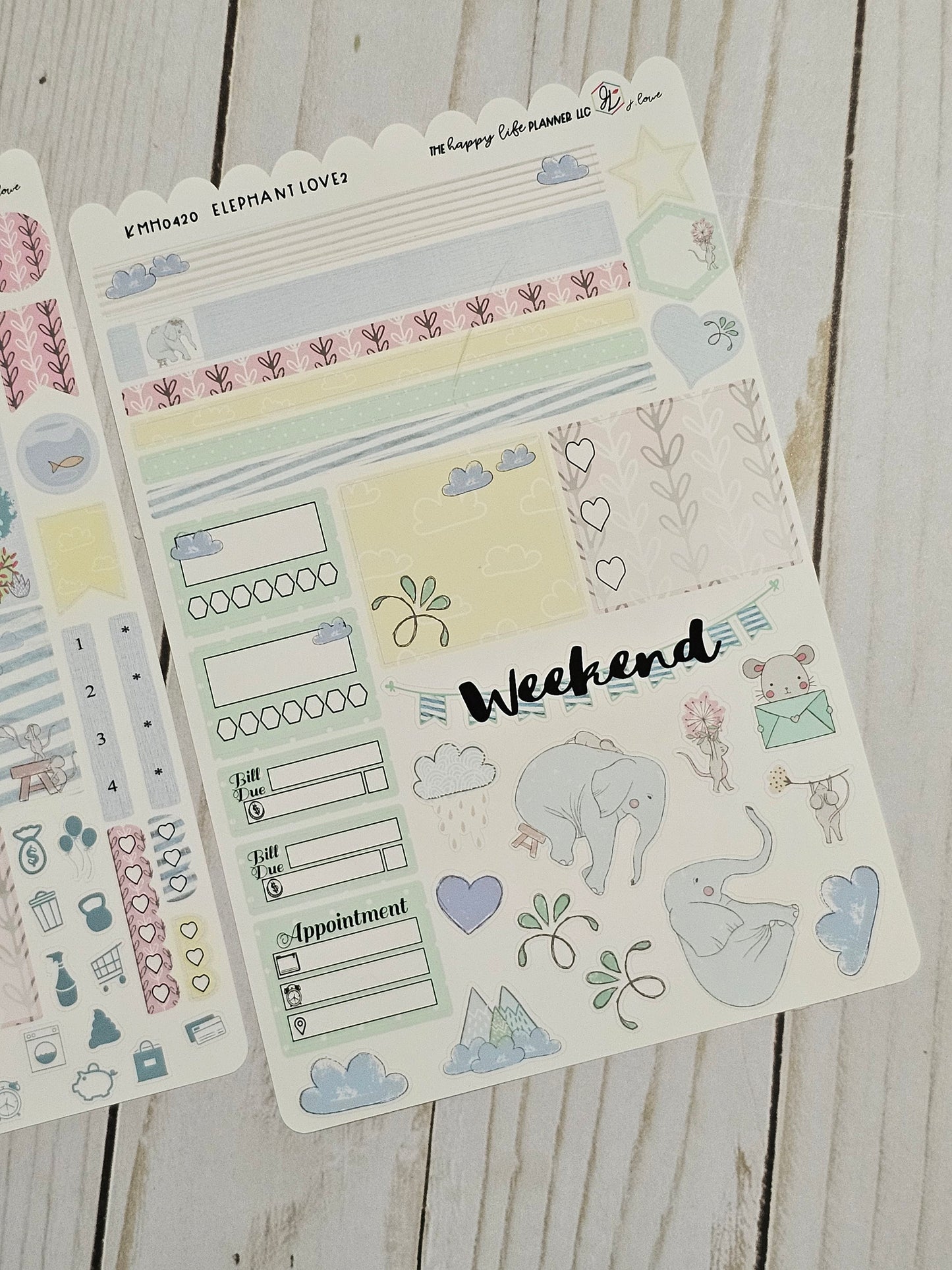 MINI Weekly Planner Sticker Kit, MINI Happy Planner Sticker Kit, Planner stickers, weekly stickers. Read Description!